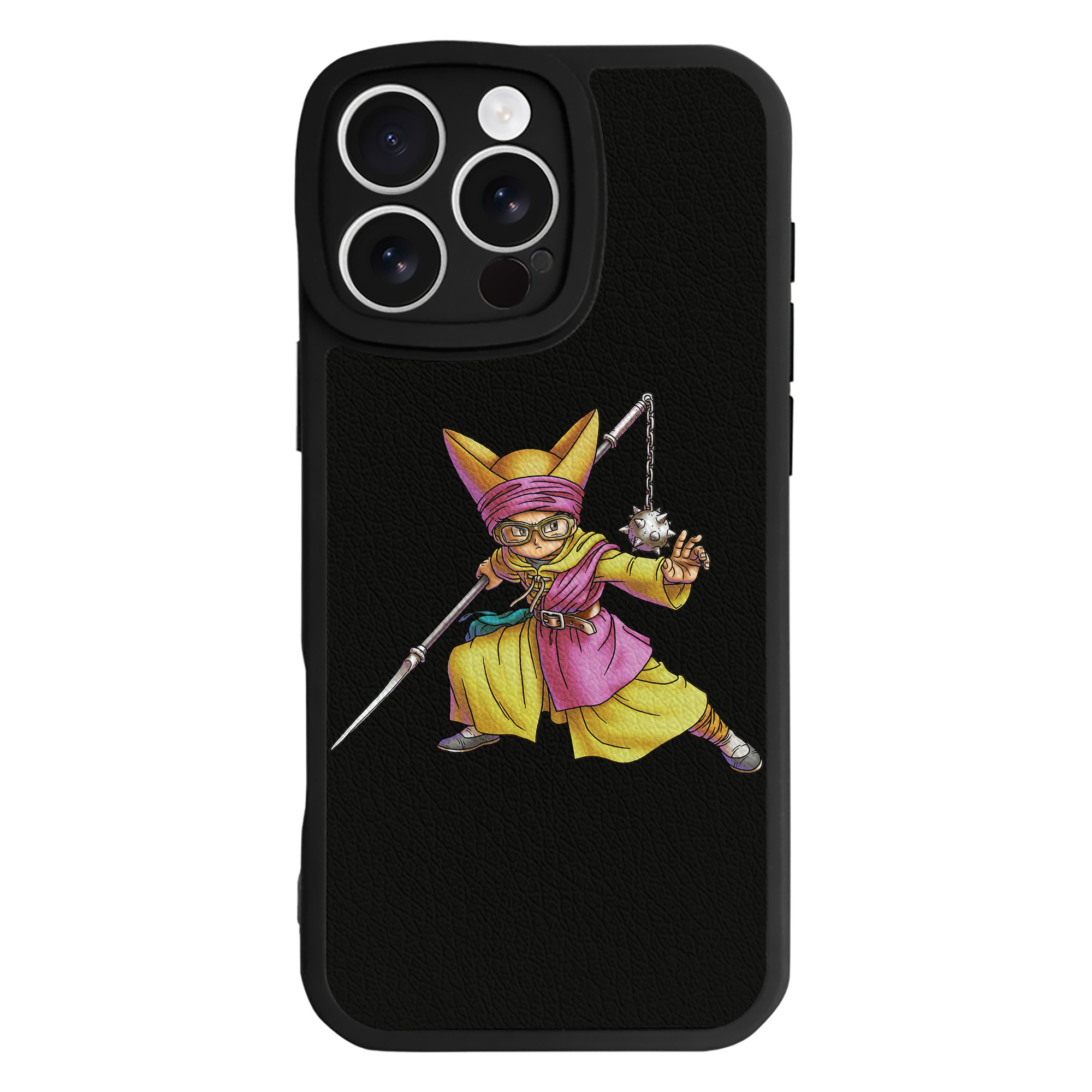 （画像用） ドラゴンクエスト Doragon Kuesuto Dragon Quest 【iPhone 16シリーズ対応】シリコンスマホケース（レザー調） 材質：シリコン